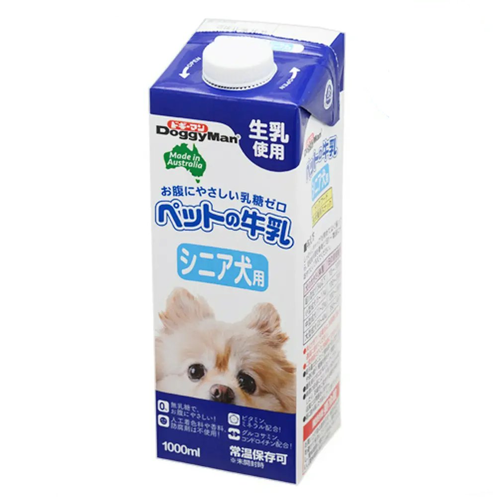 ドギーマン ペットの牛乳 シニア犬用 １Ｌ 高齢犬用ミルク 犬 ミルク ドッグフード