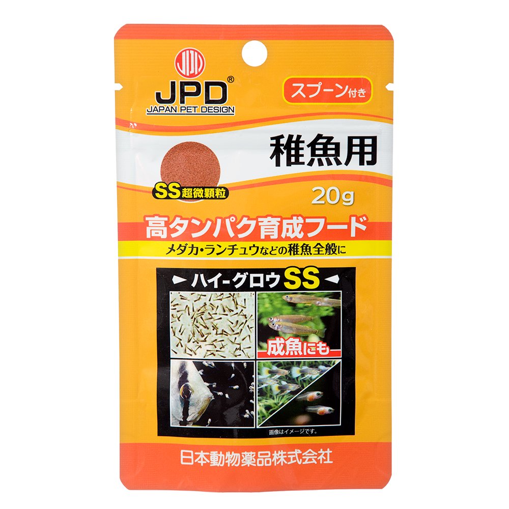 日本動物薬品 ニチドウ 高タンパク育成フード ハイ・グロウ ＳＳ ２０ｇ メダカの餌