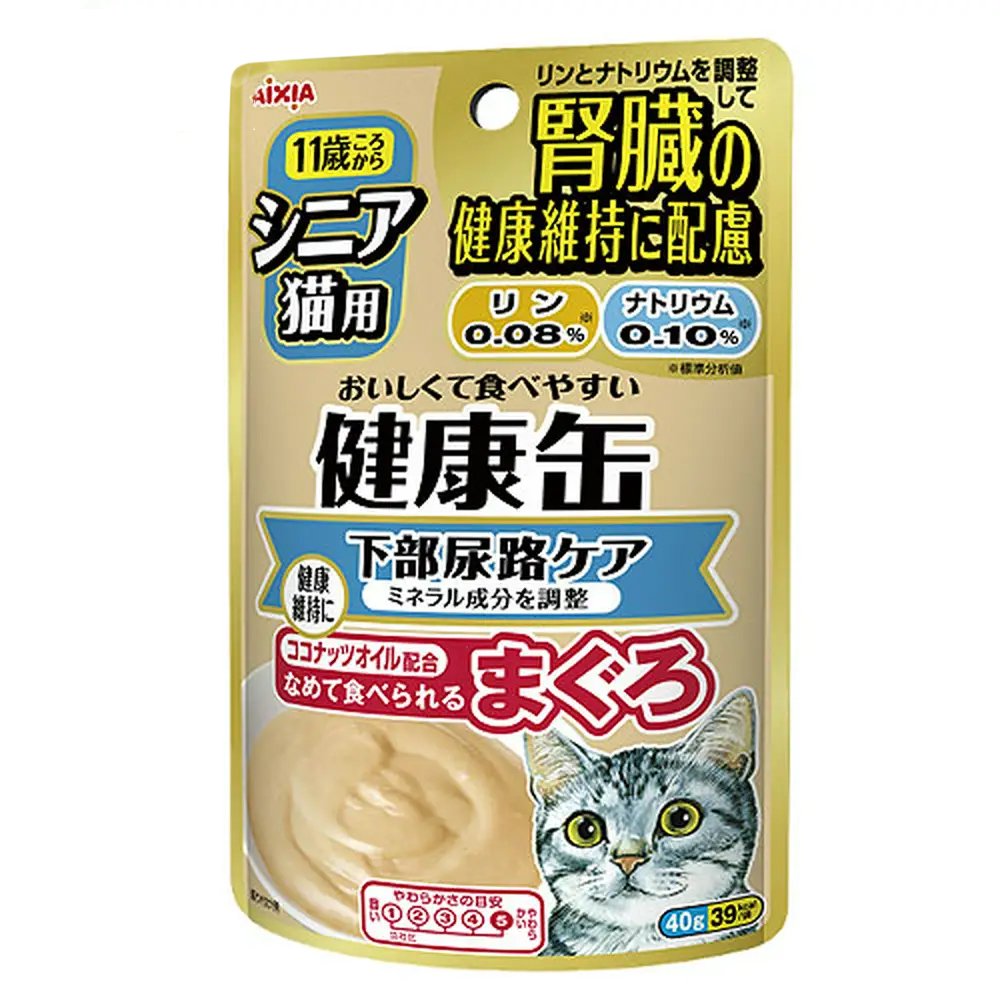 アイシア シニア猫用 健康缶パウチ下部尿路ケア ４０ｇ キャットフード