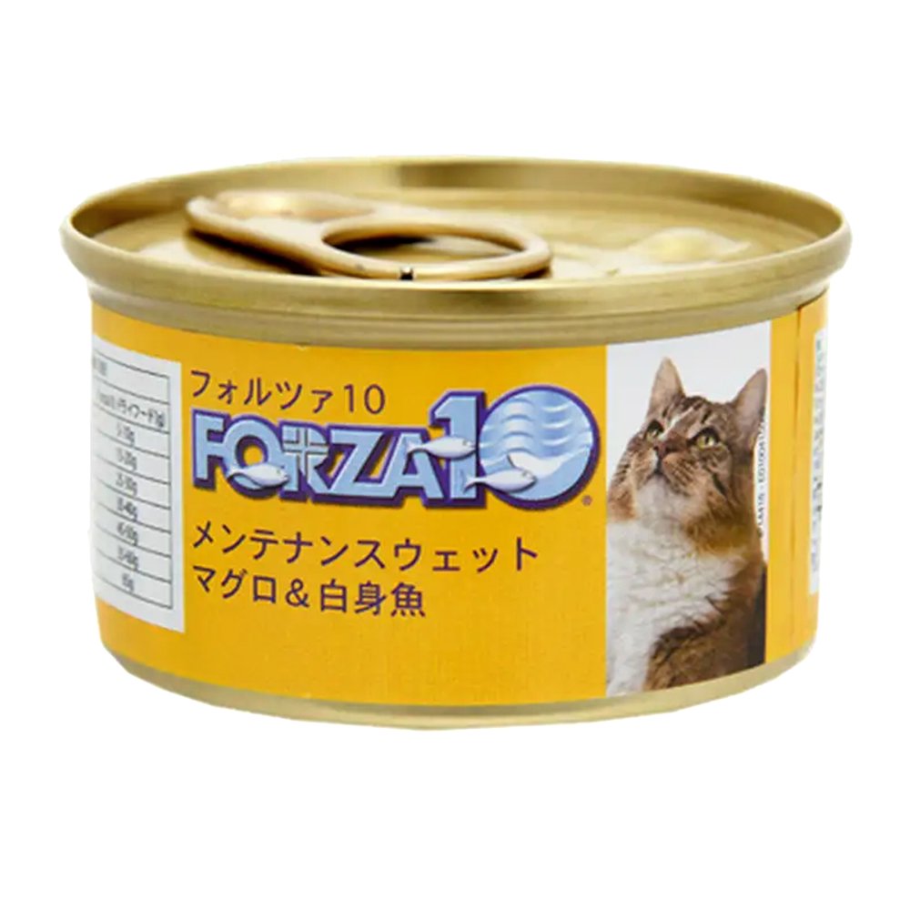 ＦＯＲＺＡ１０ フォルツァ１０ メンテナンスウェット マグロ＆白身魚 ８５ｇ×２缶 キャットフード