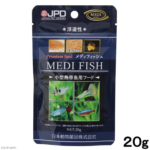 日本動物薬品 ニチドウ プレミアムフード メディフィッシュ ２０ｇ 熱帯魚 餌 エサ