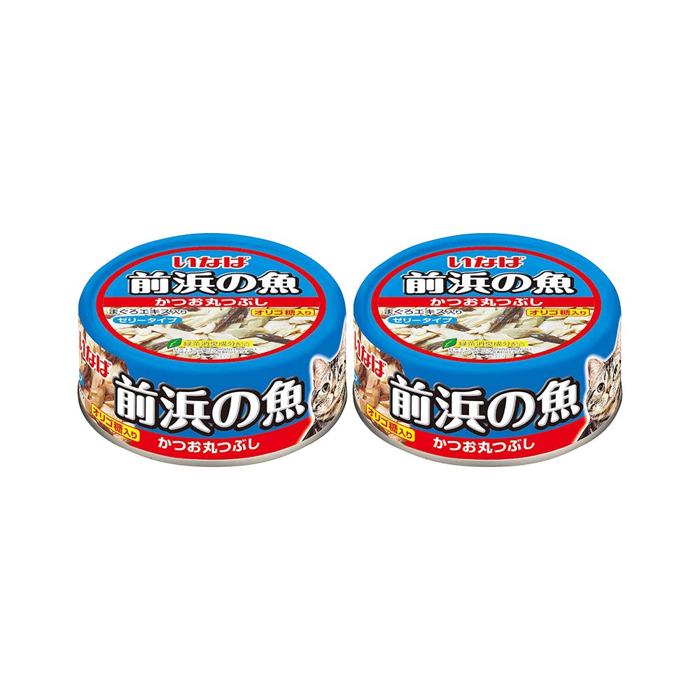 いなば 前浜の魚 かつお丸つぶし １１５ｇ×２缶 キャットフード