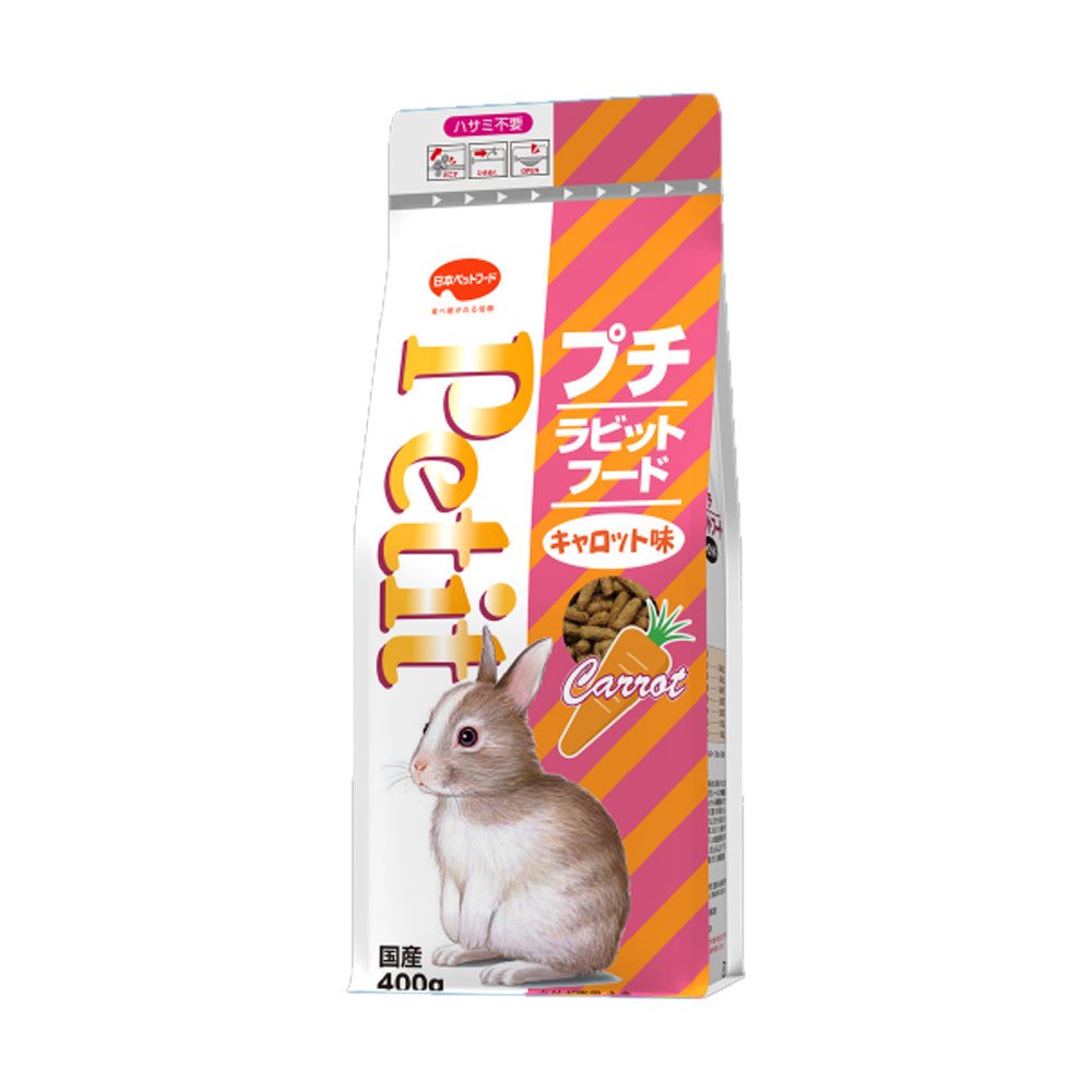 日本ペットフード プチ ラビットフード キャロット味 ４００ｇ 主食