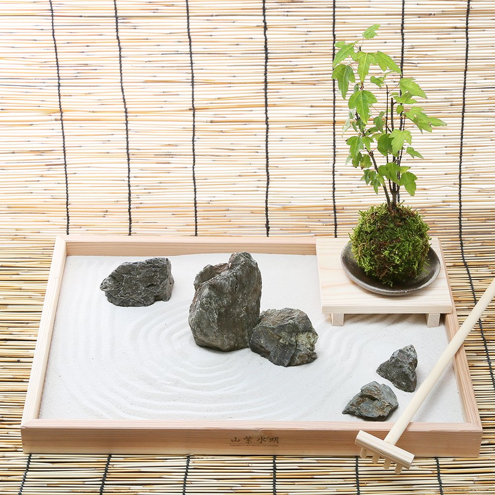 日本庭園インテリア】卓上サイズの小さな枯山水オブジェのおすすめ