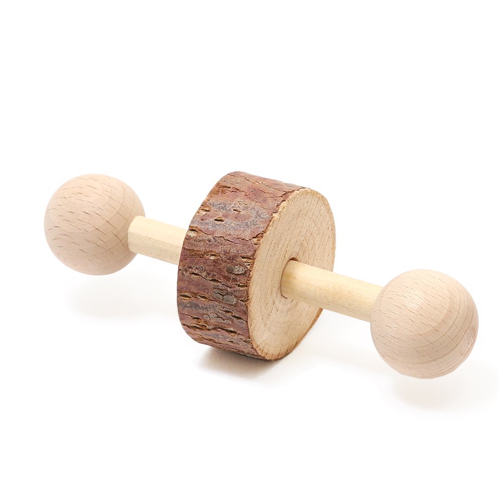 国産 小動物の一輪車 天然素材のおもちゃ ひのき 木製 ＵＳＡＹＡＭＡ (ハムスター)